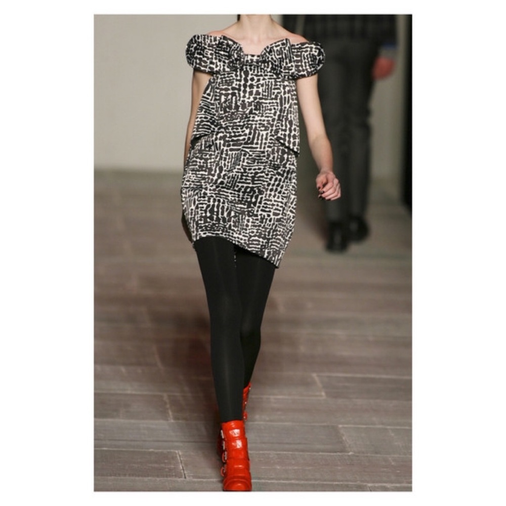 Marc by Marc Jacobs Black & White Print Dress